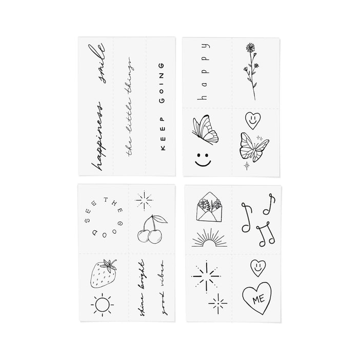 INKED BY DANI Feel Good Temporary Tattoo Pack