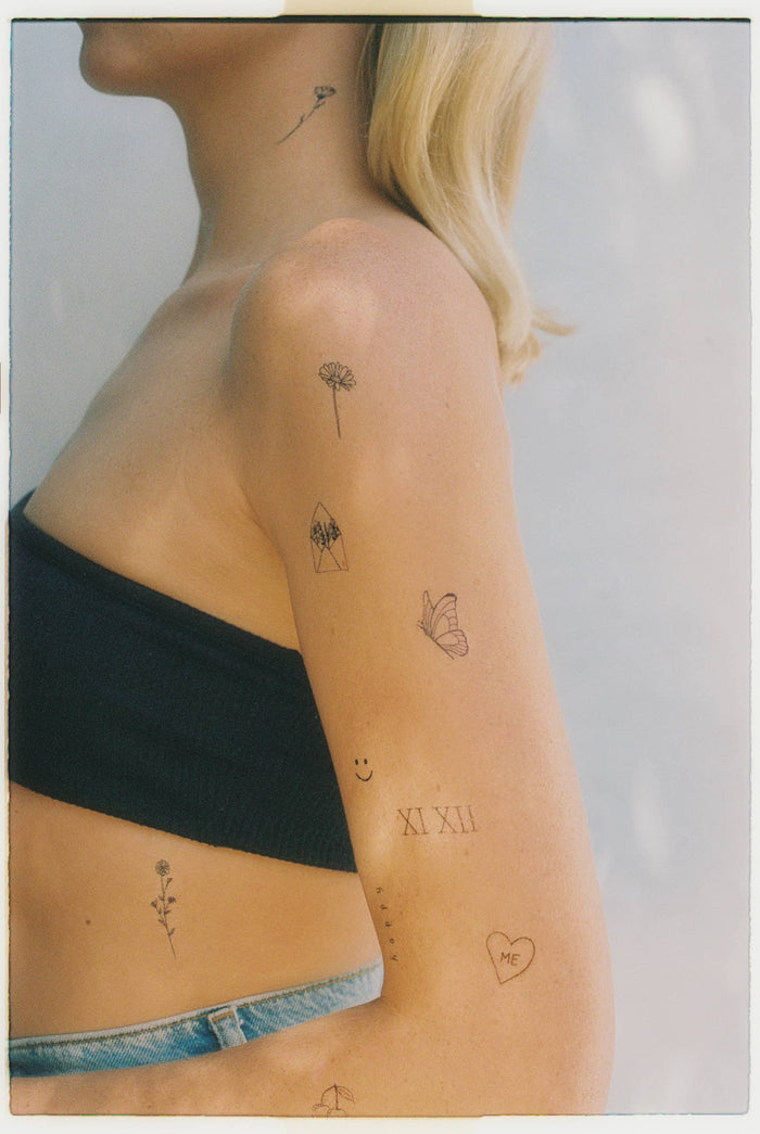 INKED BY DANI Feel Good Temporary Tattoo Pack