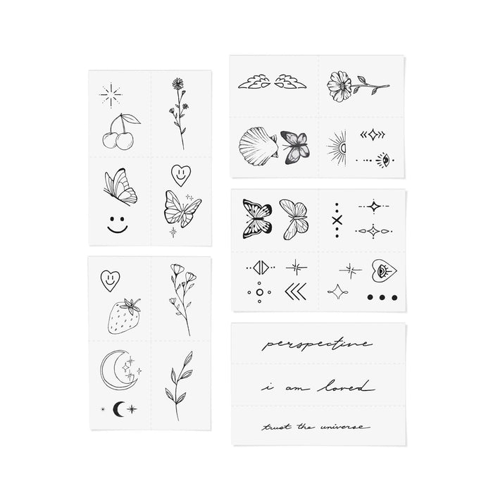 INKED BY DANI Founders Favorites Temporary Tattoo Pack
