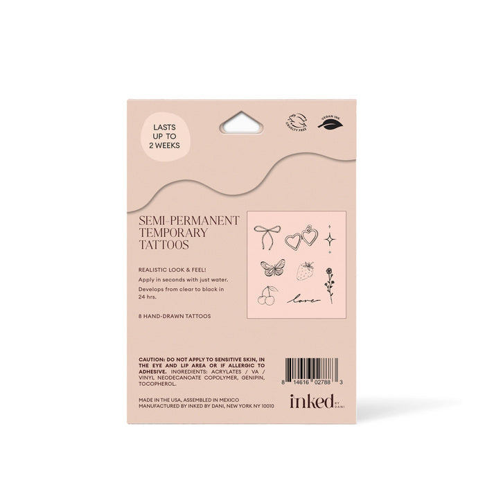 INKED BY DANI SEMI-PERMANENT TATTOOS: DREAMY PACK