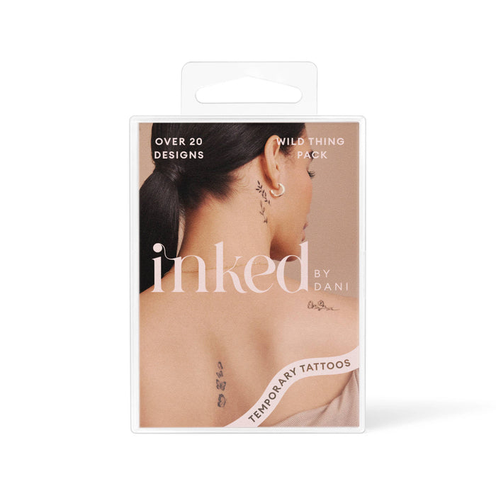 INKED BY DANI Wild Thing Temporary Tattoo Pack