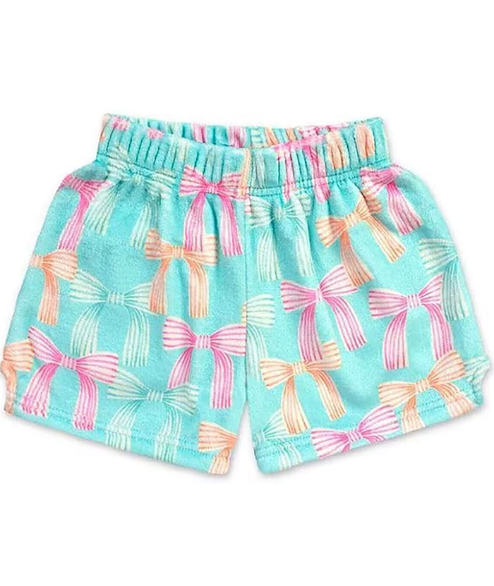 iScream Beautiful Bows Plush Shorts Accessories iScream Blue Y/XS