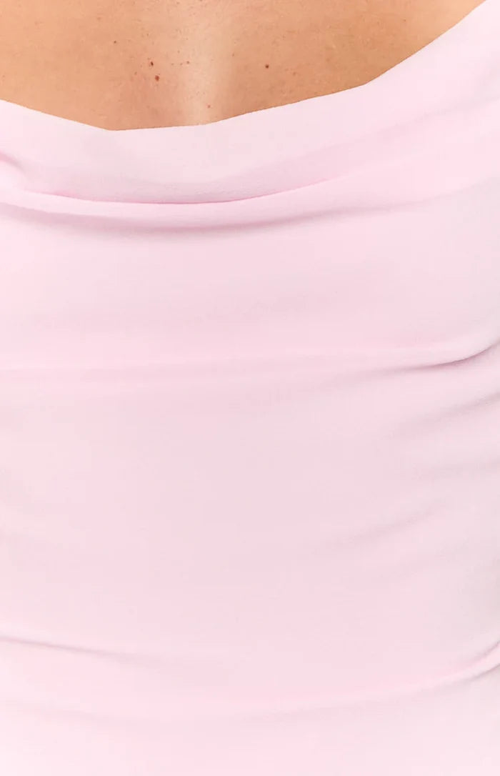 Jana Light Pink Mini Dress