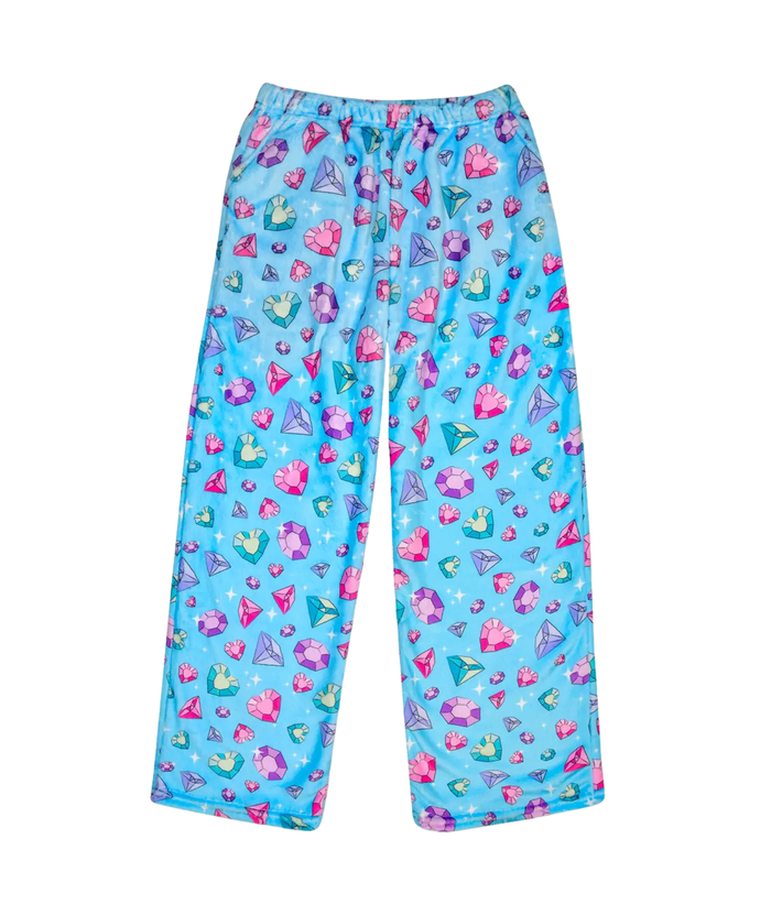 Jazzy Jewel Plush Pants Distressed/seasonal girls iScream Multi Y/XS (6X)
