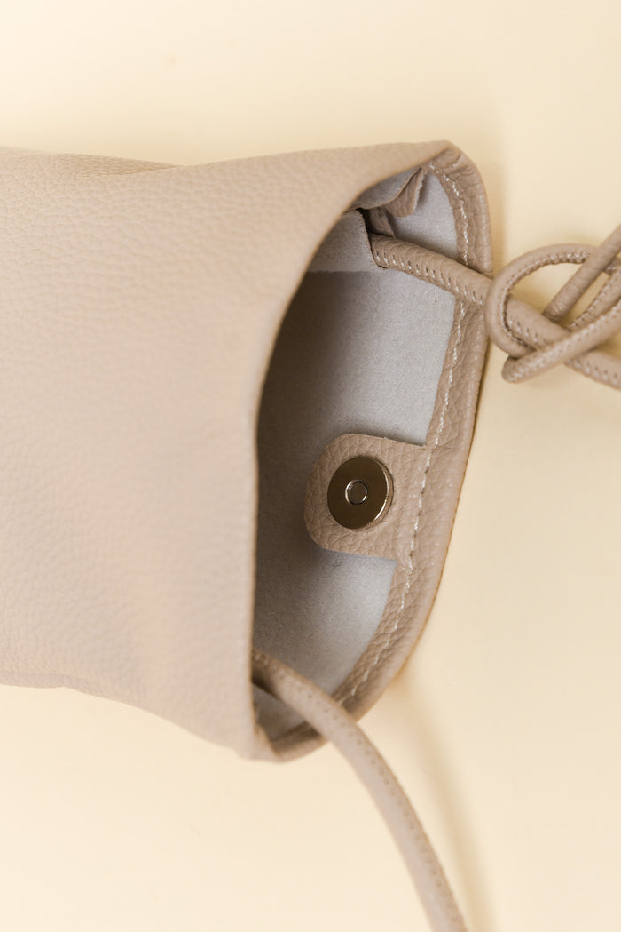 Jimmy Taupe Crossbody Bag