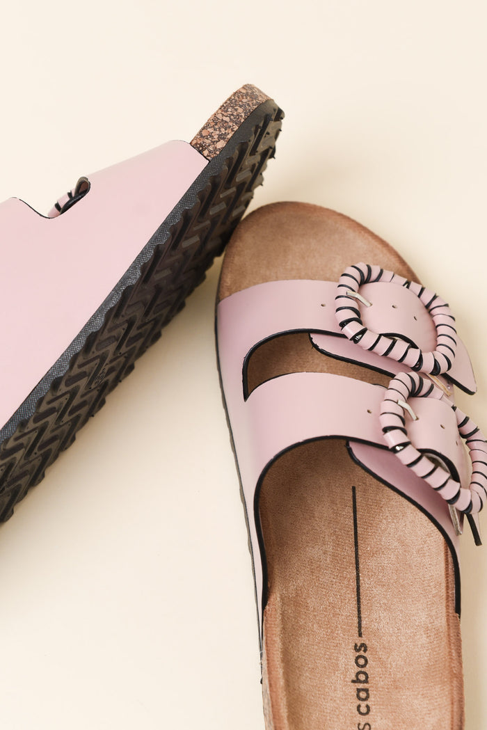 Jirona Pink Buckle Slide