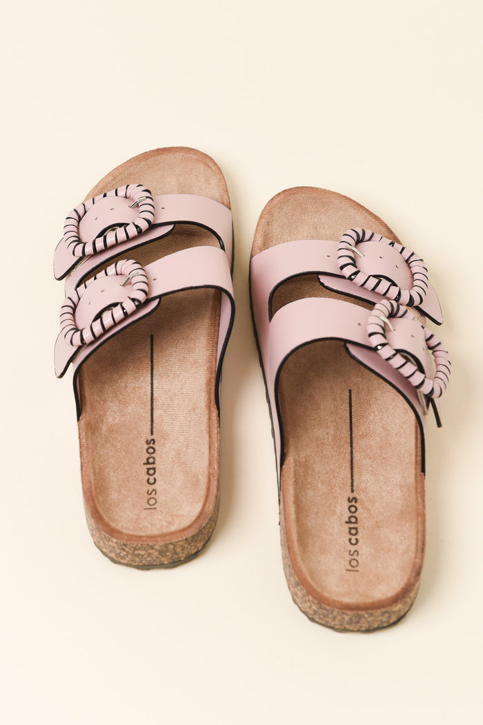 Jirona Pink Buckle Slide