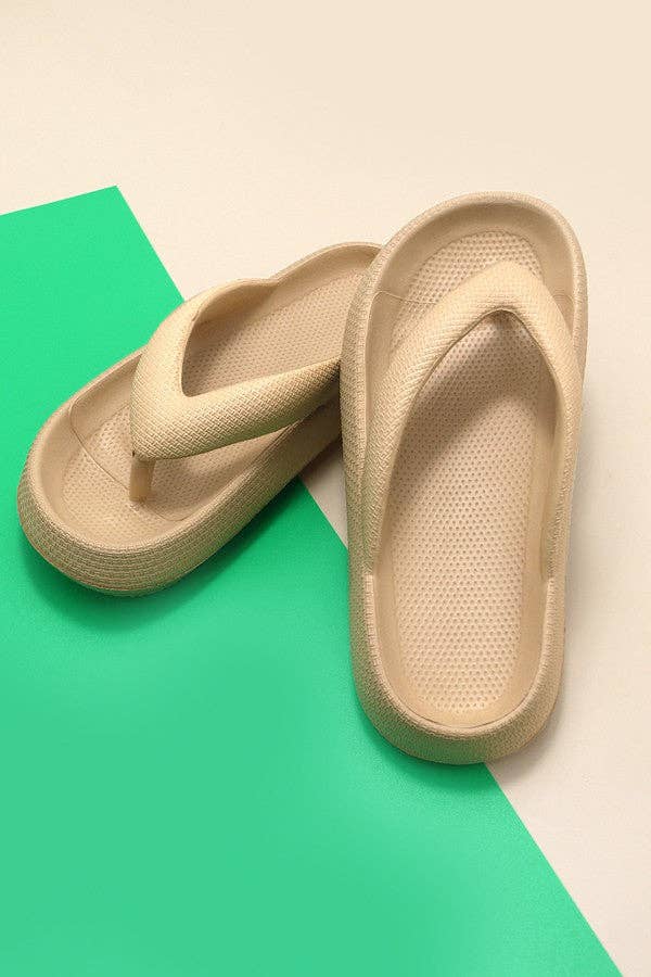 JOSSLYN NON SLIP EVA COMFY CLOUD SLIDES SLIPPERS | m