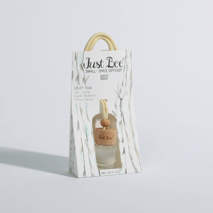 JUST BEE Small-Space Hanging Diffuser - White Birch