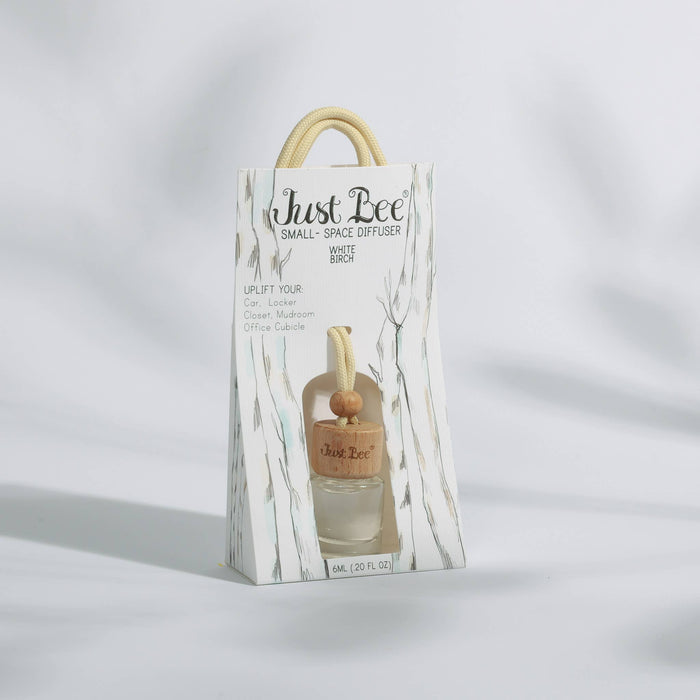 JUST BEE Small-Space Hanging Diffuser - White Birch