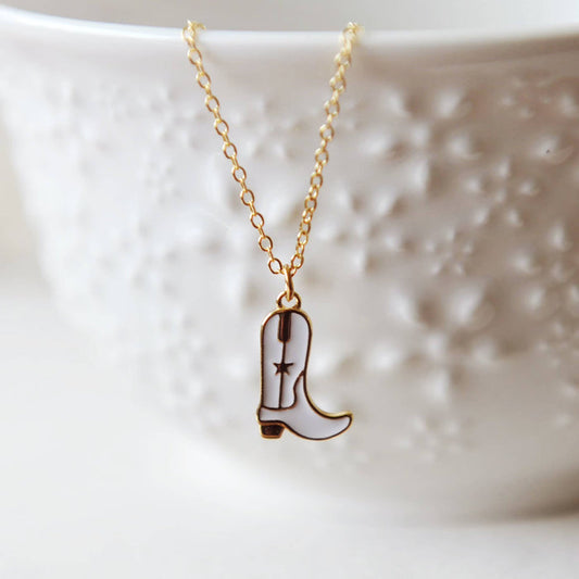 Kataleya Cowboy Boot Necklace