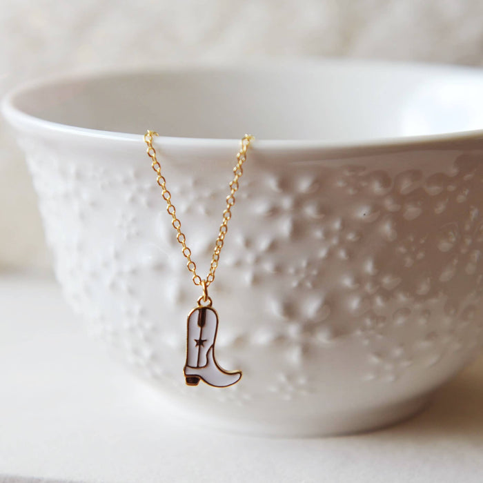 Kataleya Cowboy Boot Necklace