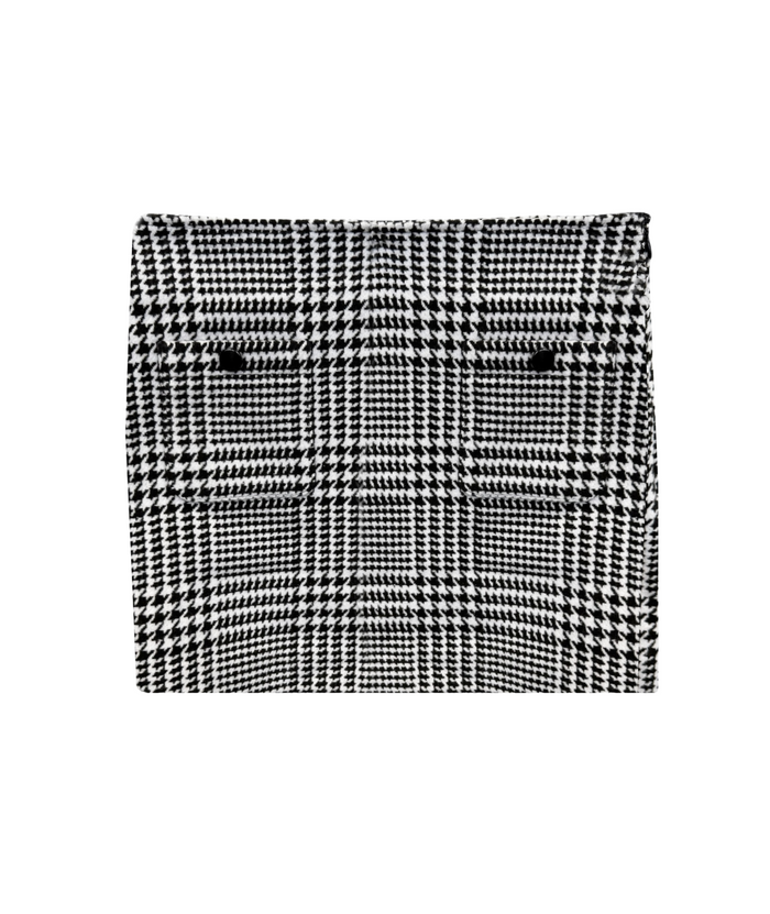 Katie J NYC Girls Ainsley Black/White Check Skirt Girls Casual Bottoms Katie J NYC