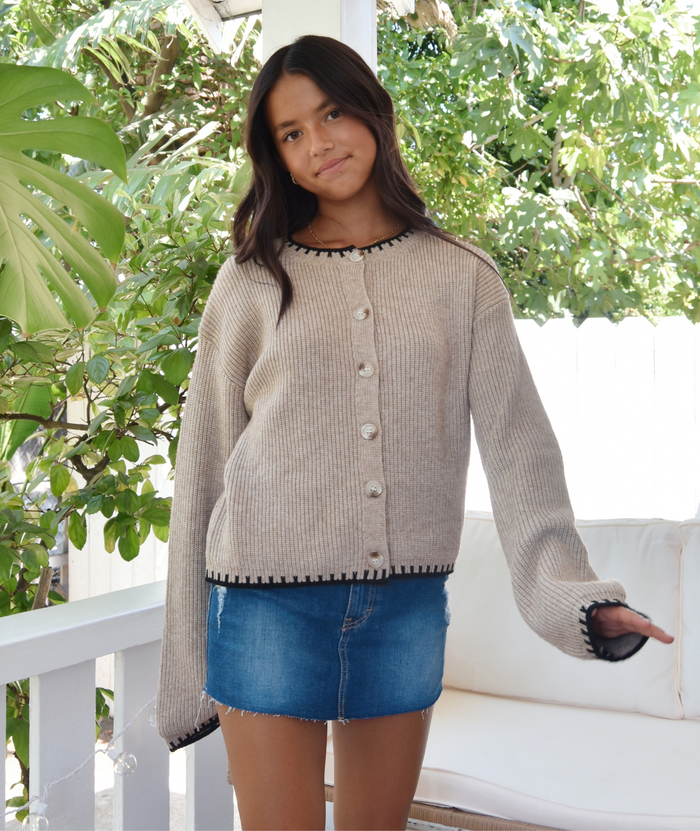 Katie J NYC Girls Miami Mid Wash Denim Skirt Girls Denim Katie J NYC