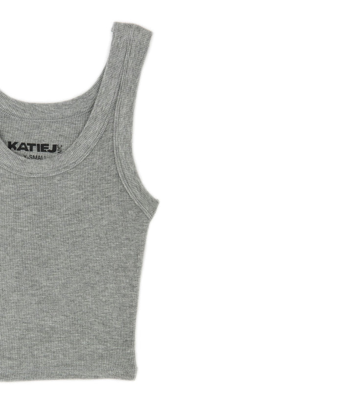 Katie J NYC Juniors Livi Long Tank Distressed/seasonal womens Katie J NYC