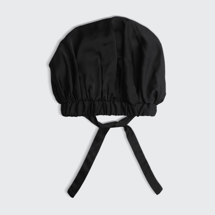 KITSCH Satin Sleep XL Adjustable Bonnet - Black