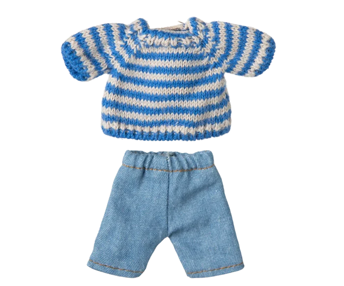 Knitted Sweater and Pants for Big Brother Mouse