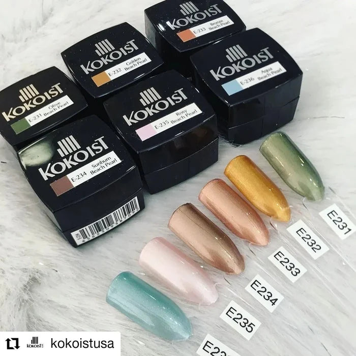 Kokoist E-236 Aqua Beach Pearl Color Gel KOKOIST