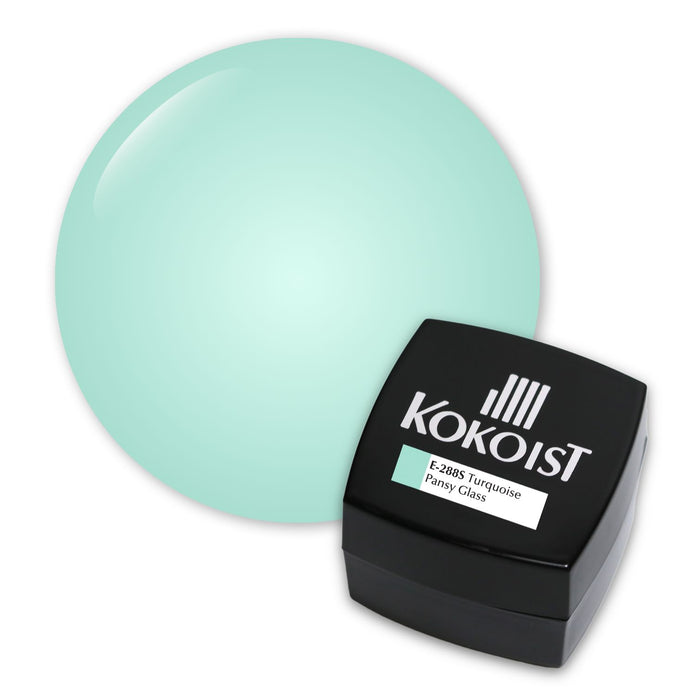 Kokoist E-288S Turquoise Pansy Glass Color Gel KOKOIST