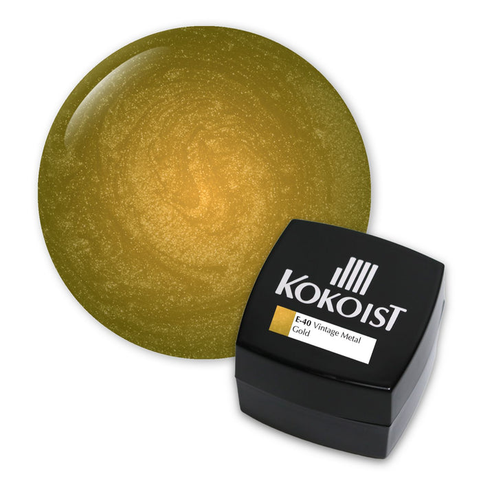 Kokoist E-40 Vintage Metal Gold Color Gel KOKOIST