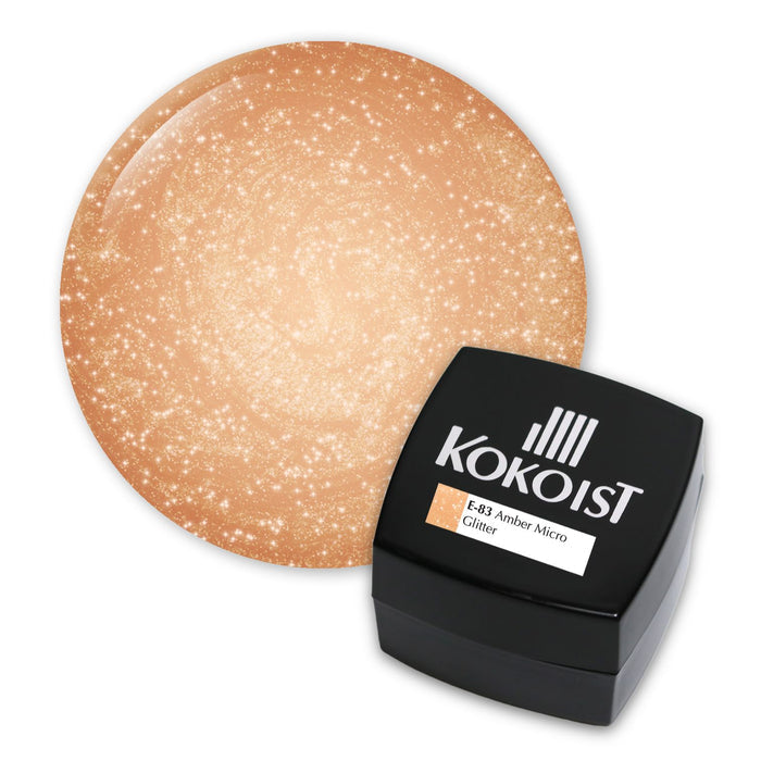 Kokoist E-83 Amber Micro Glitter Color Gel KOKOIST