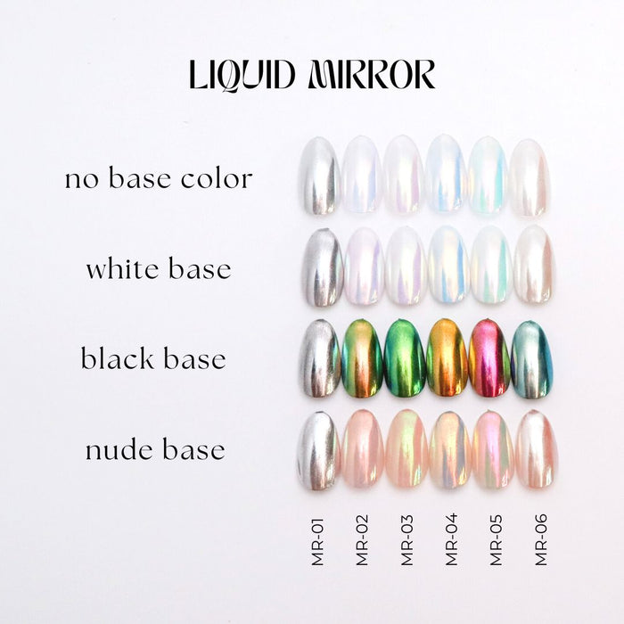 Kokoist MR06 Liquid Mirror Blue Chrome Nail Art KOKOIST