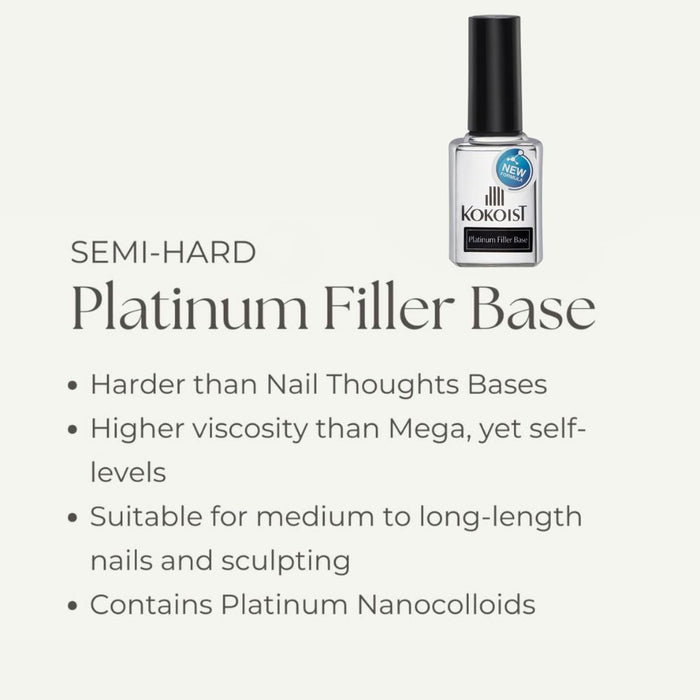 Kokoist Platinum Filler Base 15ml Base Gel KOKOIST