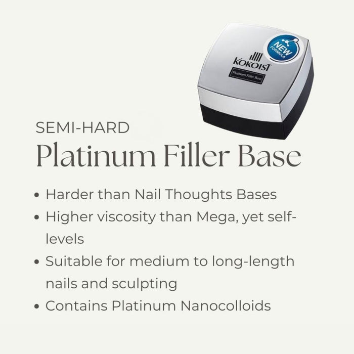 Kokoist Platinum Filler Base 20g Base Gel KOKOIST