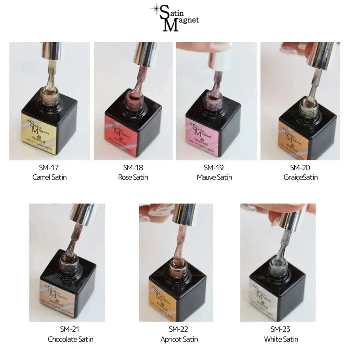 Kokoist Satin Magnet – Set of 7, 10 ml Magnet Gel KOKOIST