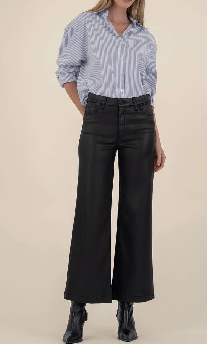 KUT MEG- HIGH RISE FAB AB WIDE LEG