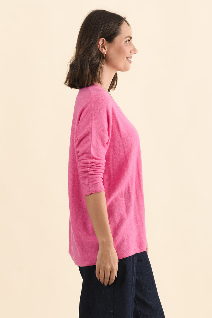 Lakin Pink Knit Jumper