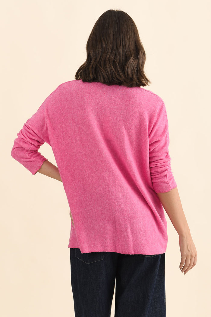 Lakin Pink Knit Jumper