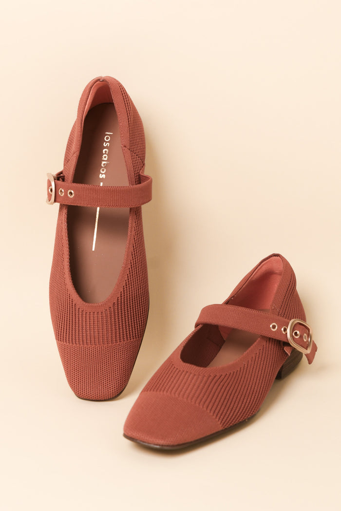Lando Coral Buckle Ballet Flat