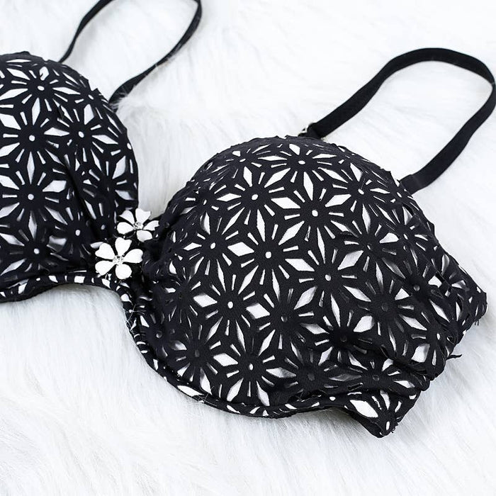 LAZYDAISYSWIMWEAR Streamlined Graceful Contour Elegance Bikini Set