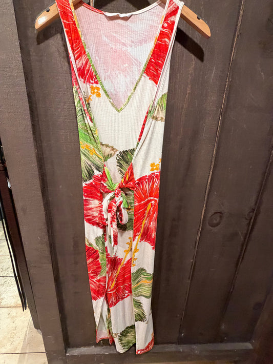 LEZ A LEZ PRINTED FLORAL DRESS