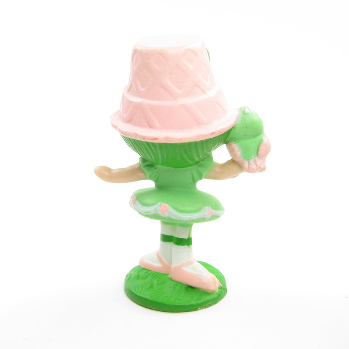 Back of Lime Chiffon with Parfait Parrot miniature figurine