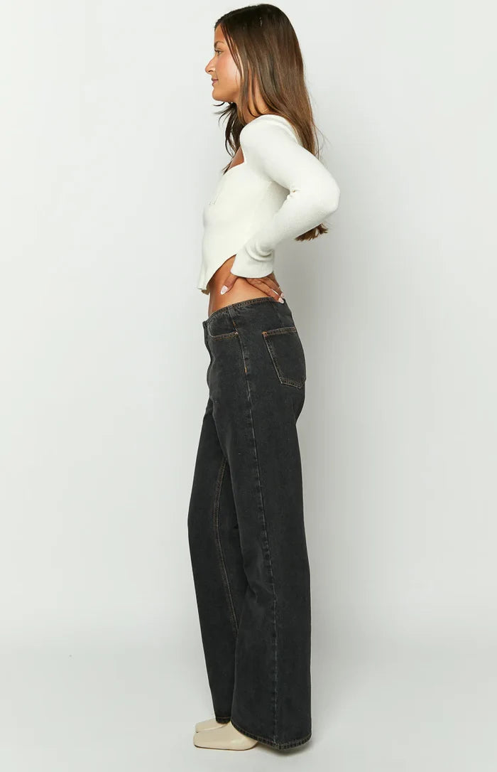 Lioness Practical Magic Charcoal Jeans