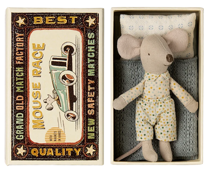 Little Brother Mouse in Match Box