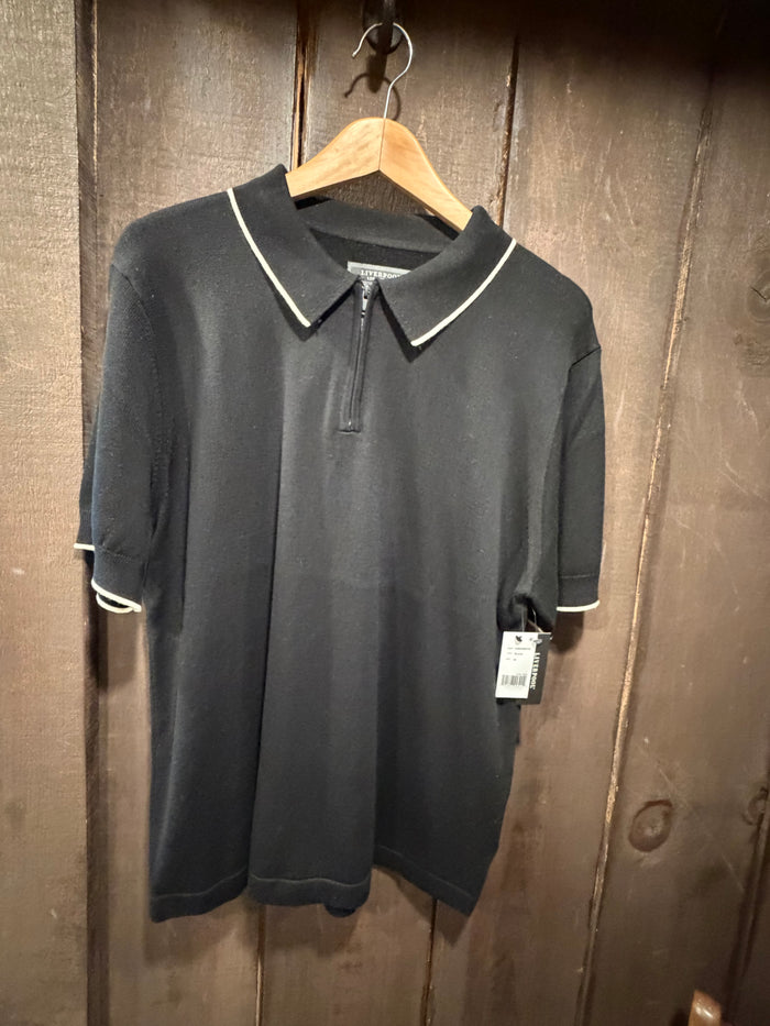 LIVERPOOL SHORT SLEEVE BUTTON UP CAMP SHIRT