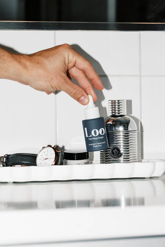 Loui Pre-Poop Toilet Drops — Lavender Cedarwood Rosemary