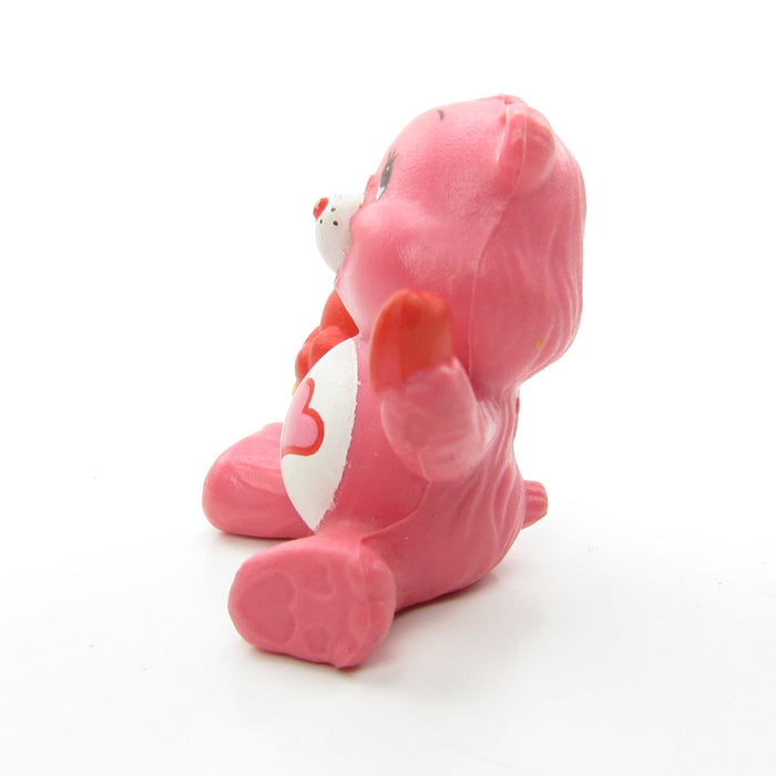 Love-a-Lot Bear Sharing His Heart vintage Care Bears miniature figurine