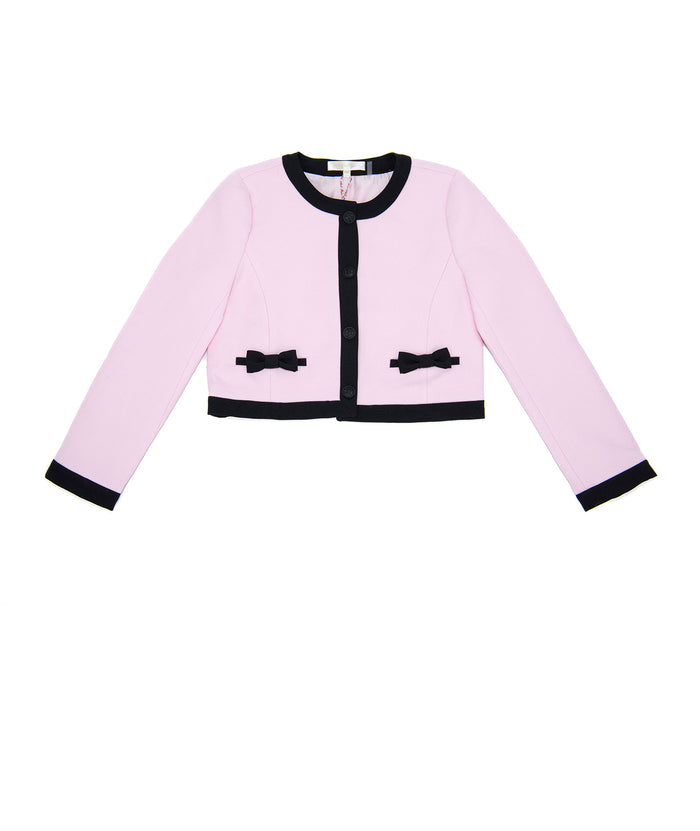 Love Shack Fancy Girls Palomina Jacket Ballet Pink Distressed/seasonal girls Love Shack Fancy