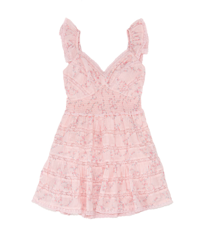 Love Shack Fancy Women Finny Dress Apple Blossom Distressed/seasonal womens Love Shack Fancy