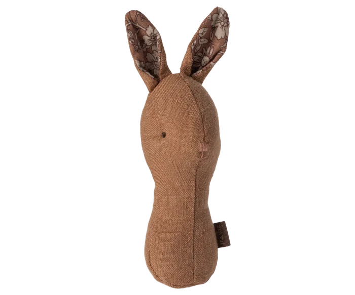 Lullaby friends, Bunny rattle - Chocolate