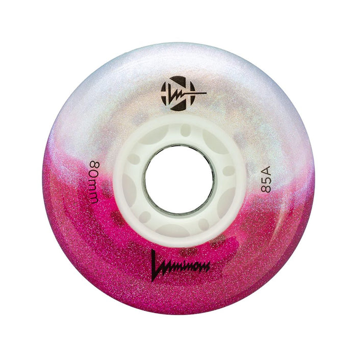 Luminous Inline LED Wheels 80mm