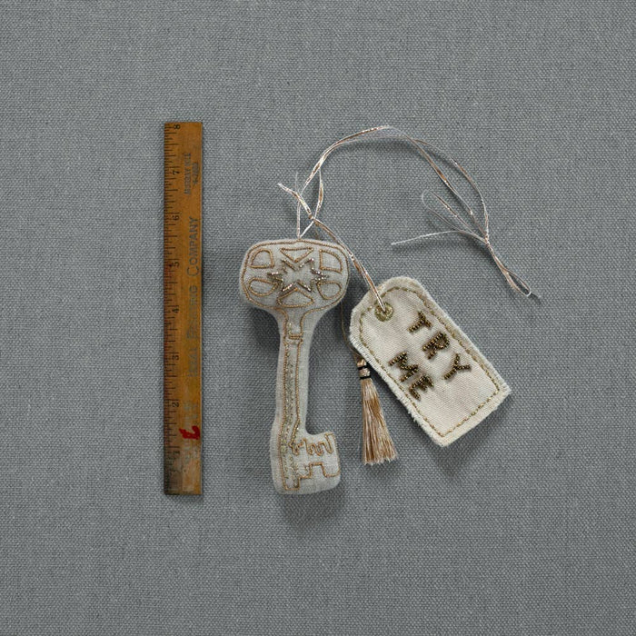 Magical Key, Cotton, Embellished Ornament, Token