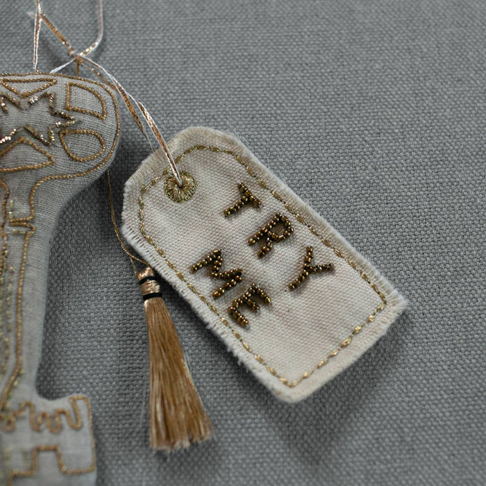 Magical Key, Cotton, Embellished Ornament, Token