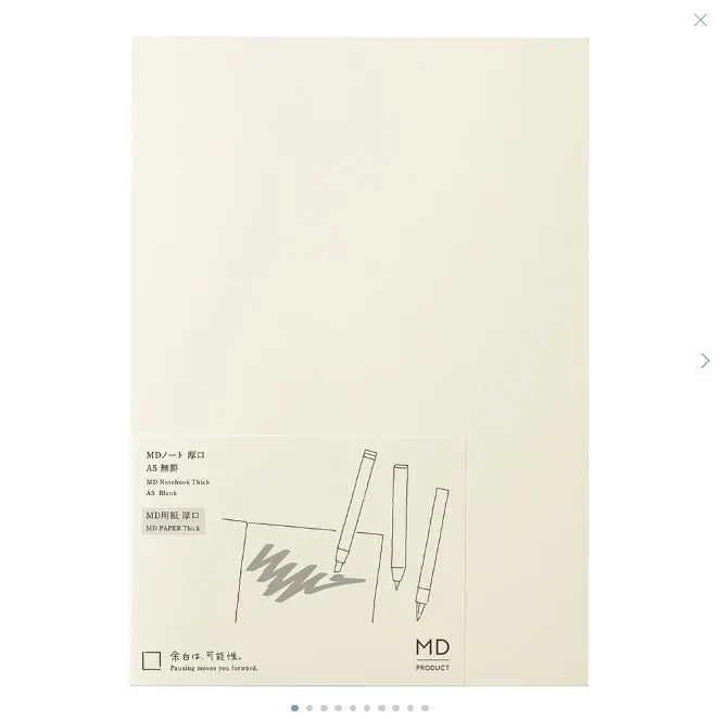 MD A5 THICK Notebook, BLANK