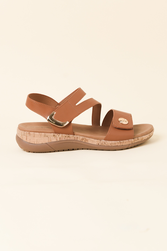 Meadow Tan Velcro Sandal