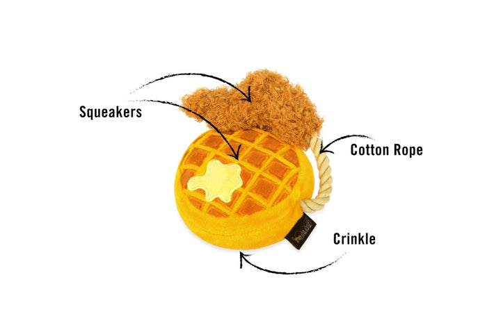Mini Chicken & Woofles Dog Toy